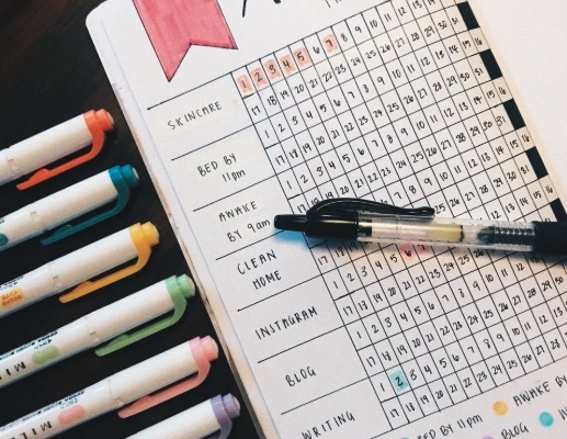 Bullet Journal Habit Tracker Template