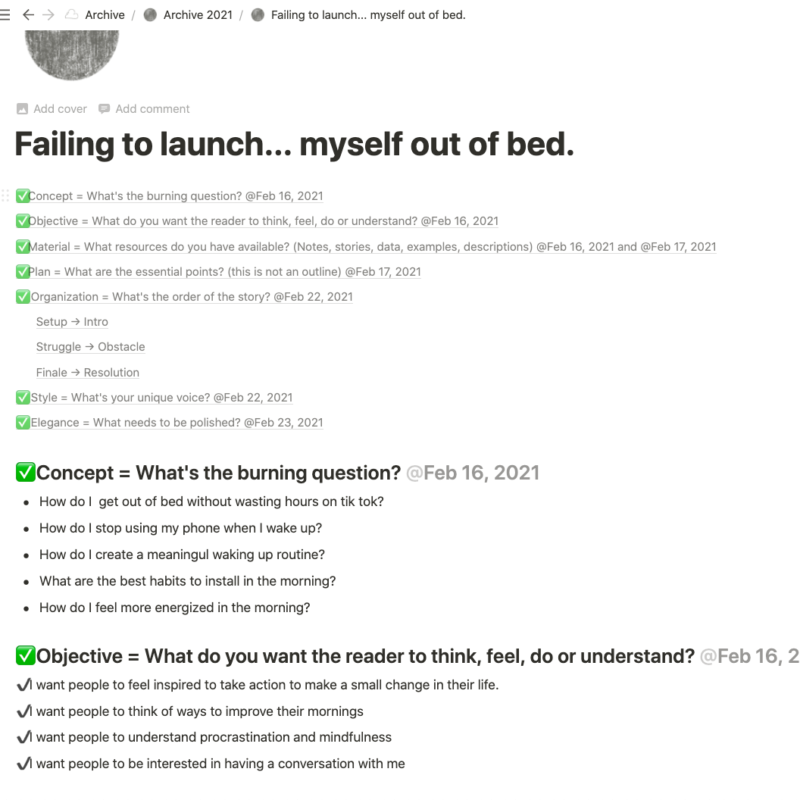 writing stamina COMPOSE framework