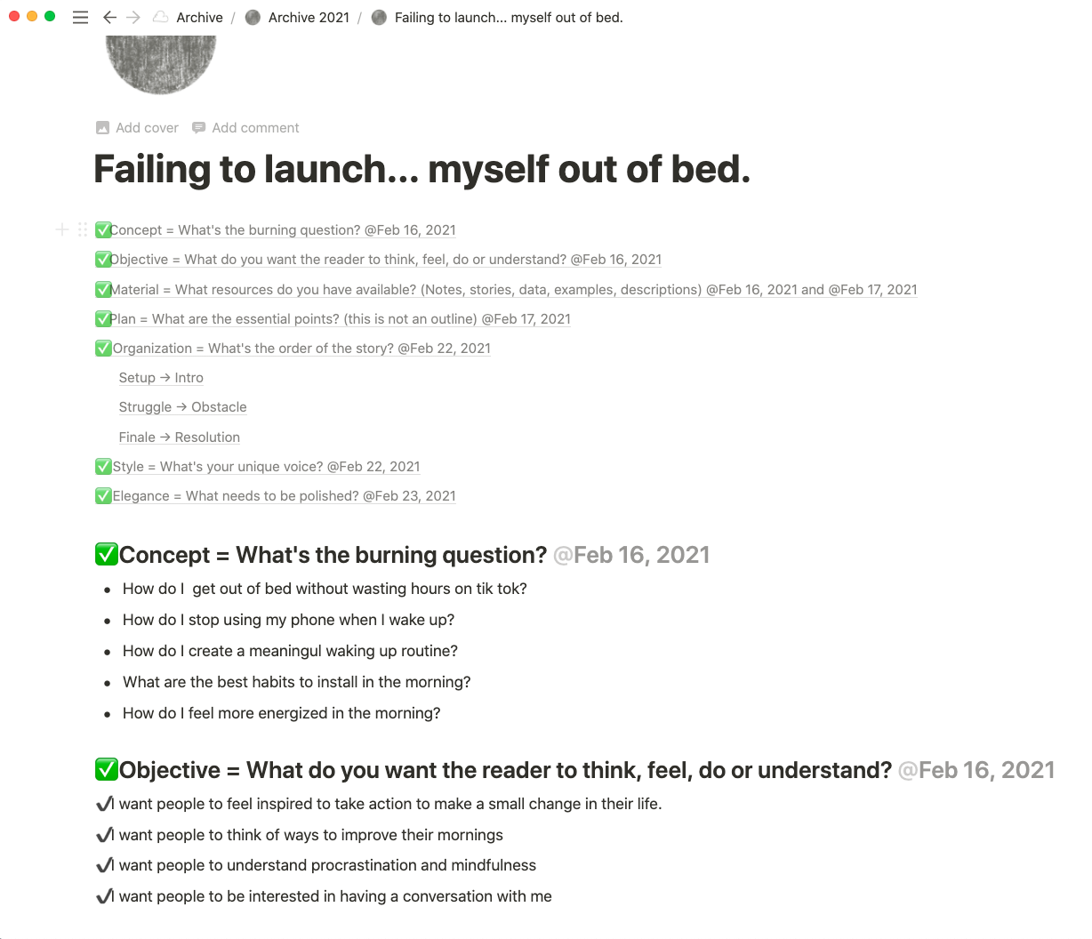 writing stamina COMPOSE framework